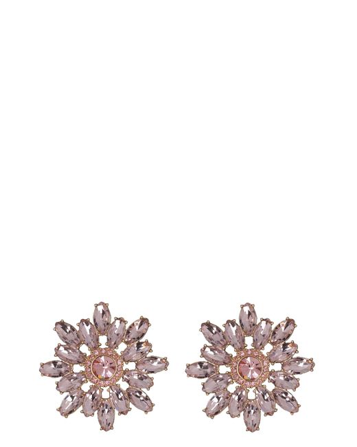 Self-Portrait White Earrings Flower