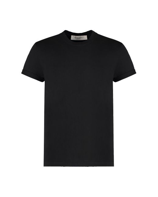 T-shirt girocollo in cotone di Golden Goose Deluxe Brand in Black da Uomo