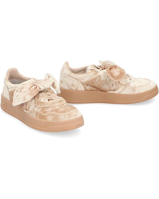 Autry Pink Sneakers Low-Top Medalist
