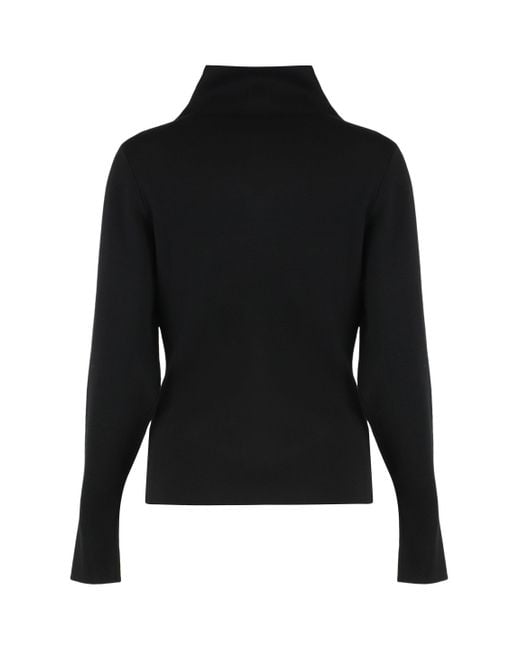P.A.R.O.S.H. Black Sweater With Turtleneck