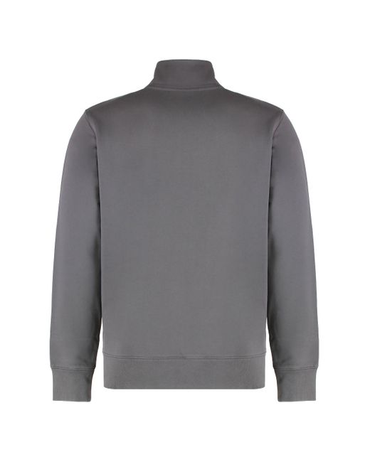 Maison Kitsuné Gray Full-Zip Sweatshirt for men