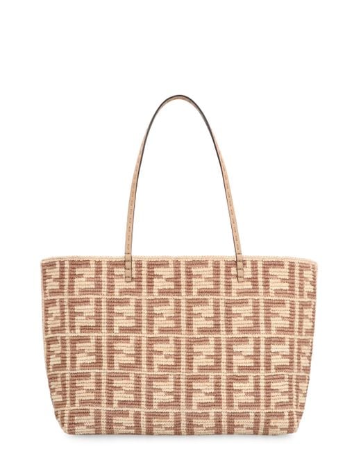 Fendi Natural Roll Large Tote