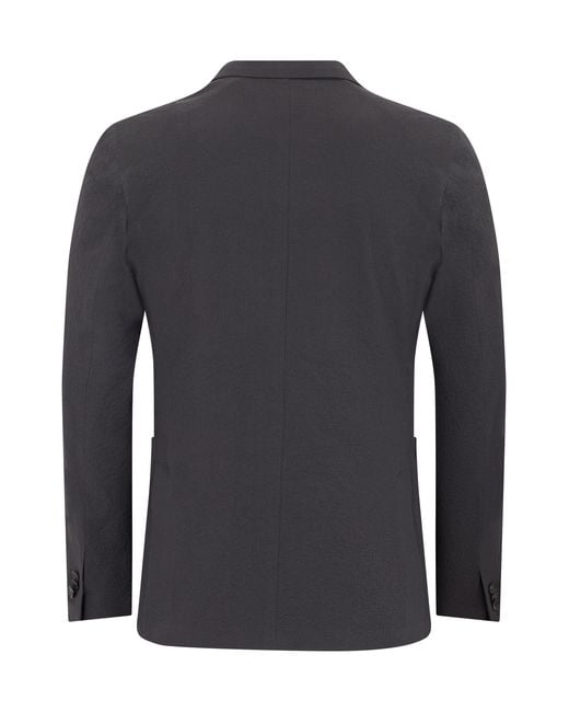 Slowear Black Single-Breasted Cotton Jacket for men