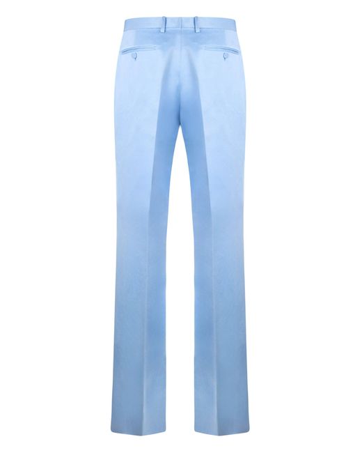 Tom Ford Blue Straight Pants