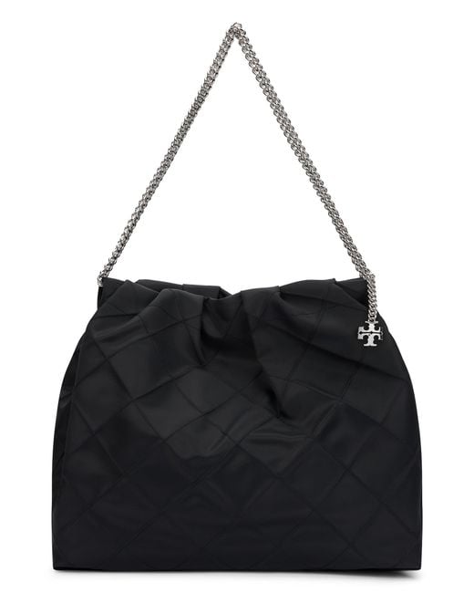 Tory Burch Black Hobo Bag Fleming