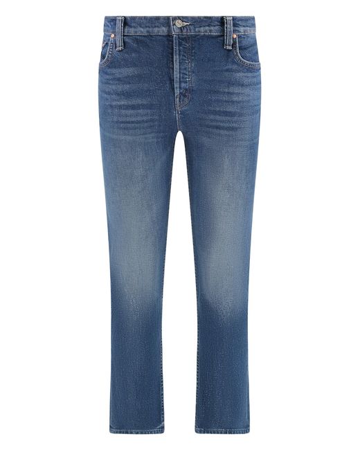 Mother Blue The Tomcat Ankle Straight Leg Jeans