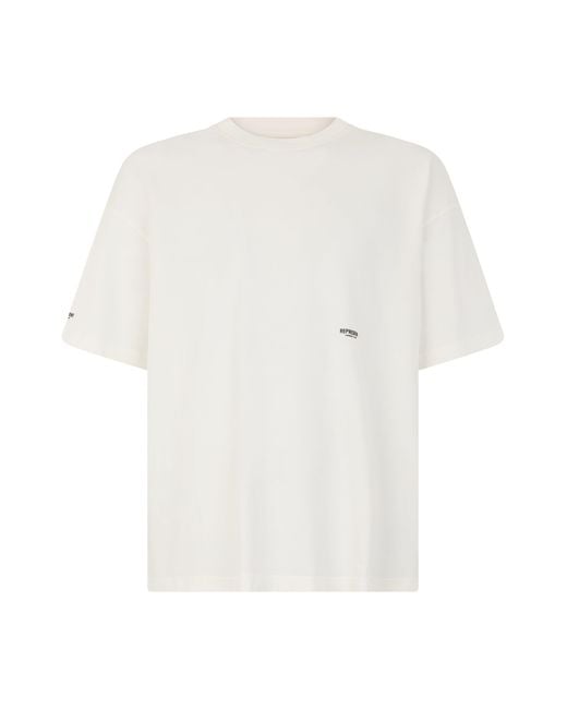 Represent White T-Shirt With Logo for men