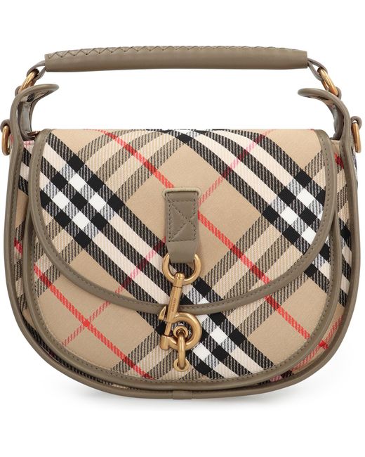 Burberry Natural B Clip Piccola Messenger Bag