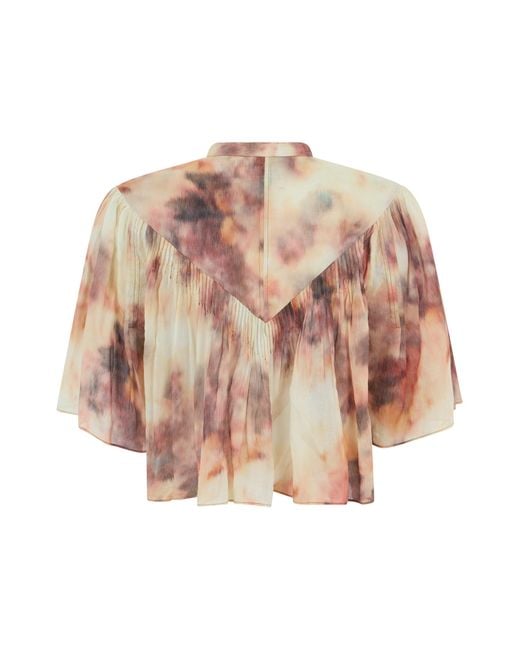 Isabel Marant Pink Veelia Blouse