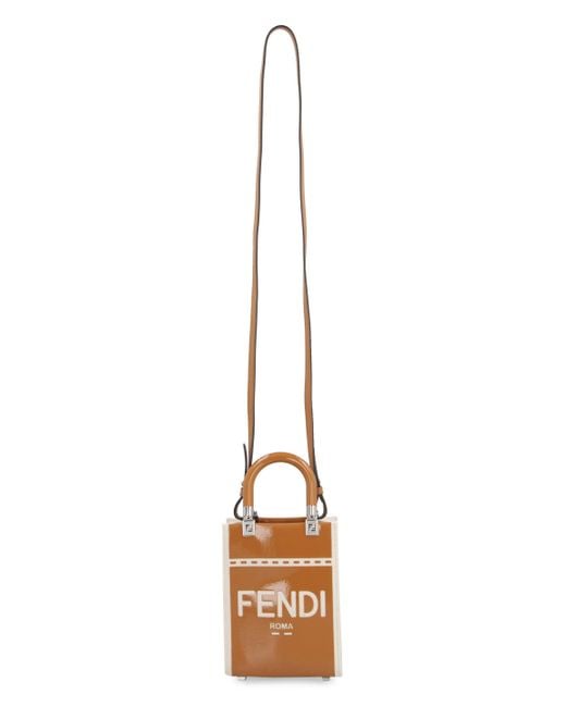 Fendi Brown Mini Sunshine Handbag