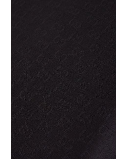 Gucci Black Scarf With Fringe for men
