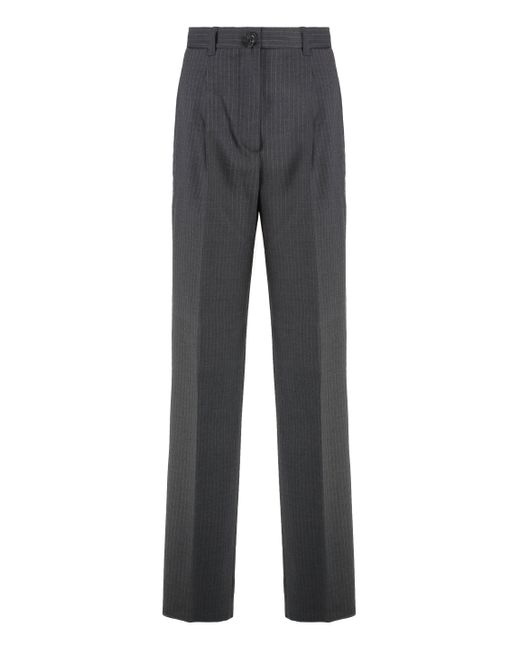 Weekend by Maxmara Gray Salsa Wool Trousers