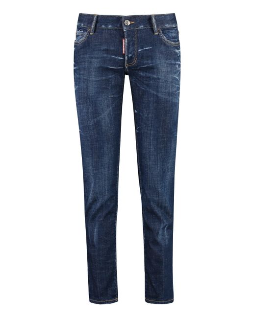 DSquared² Blue Jennifer Straight Leg Jeans