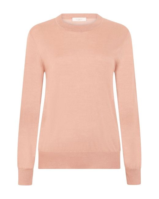 Slowear Pink Crew Neck Sweater