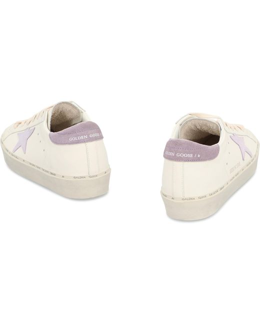 Golden Goose Deluxe Brand White Hi Star Leather Platform Sneakers