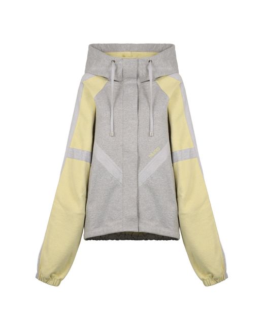 The Attico White Cotton Bomber Jacket