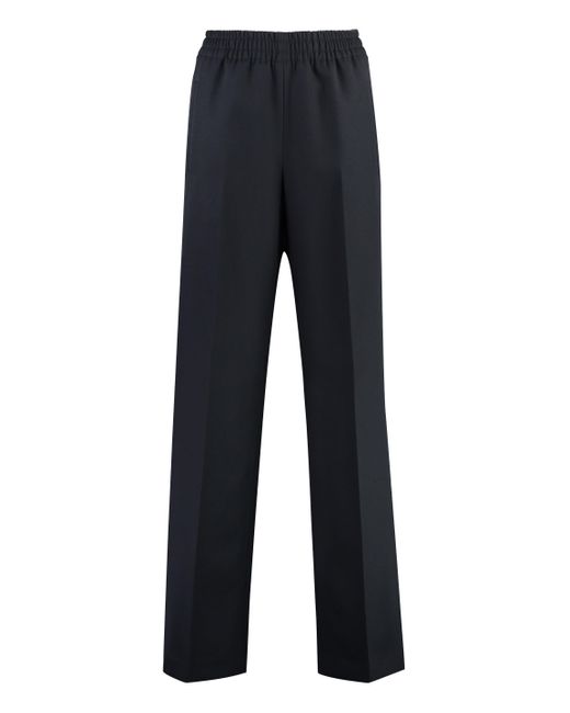 Golden Goose Deluxe Brand Blue Brittany Wool Blend Trousers