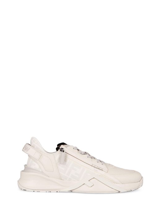 Fendi White Sneakers Low-Top Flow for men