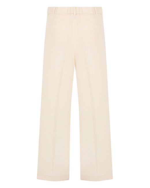 Peserico Natural Loose Cotton Pants