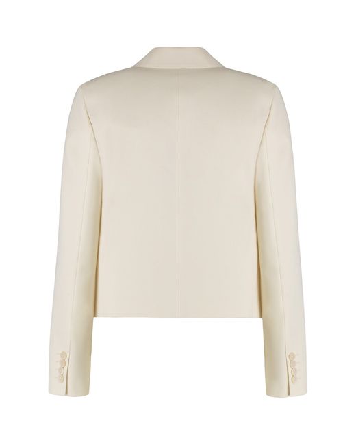 Max Mara White Asturie Cotton Jacket