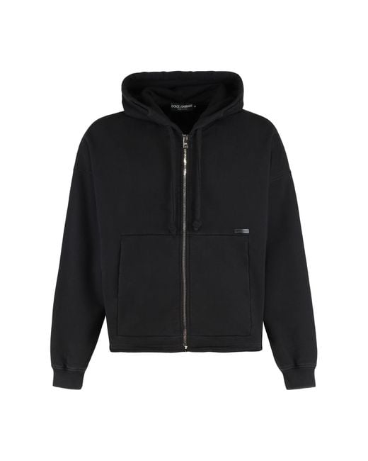 Dolce & Gabbana Black Dolce & Gabbana Hoodie for men