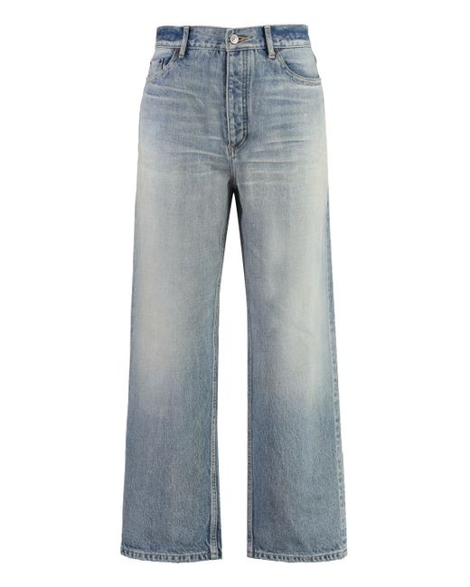 Jeans straight leg a 5 tasche di Balenciaga in Blue