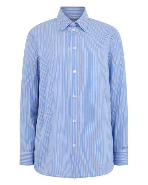 Balenciaga Blue Long-Sleeve Shirt for men