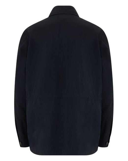 Burberry Blue Technical Jacket for men