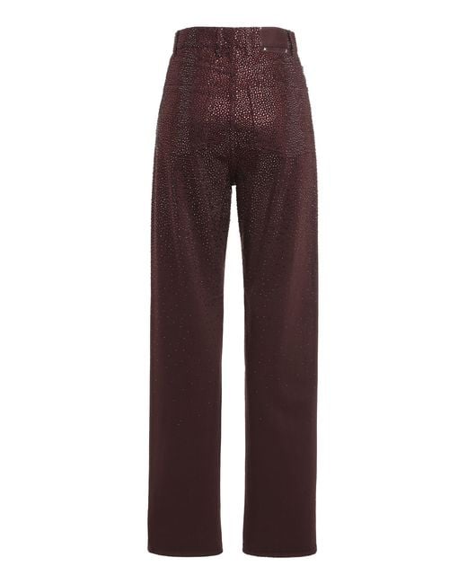 Golden Goose Deluxe Brand Purple Straight Jeans With Five Pockets