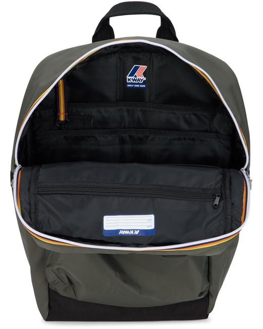 K-Way Gray Small Backpack Laon for men
