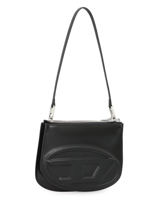 Borsa a spalla 1dr twin in pelle di DIESEL in Black