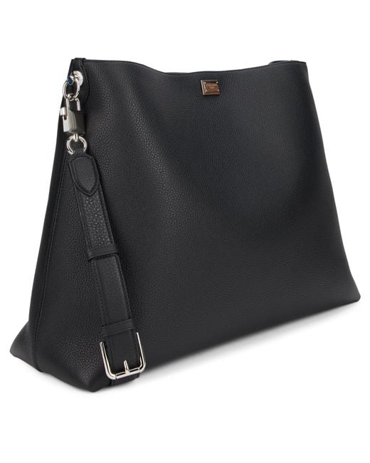 Dolce & Gabbana Black Tote Bag Vittoria for men