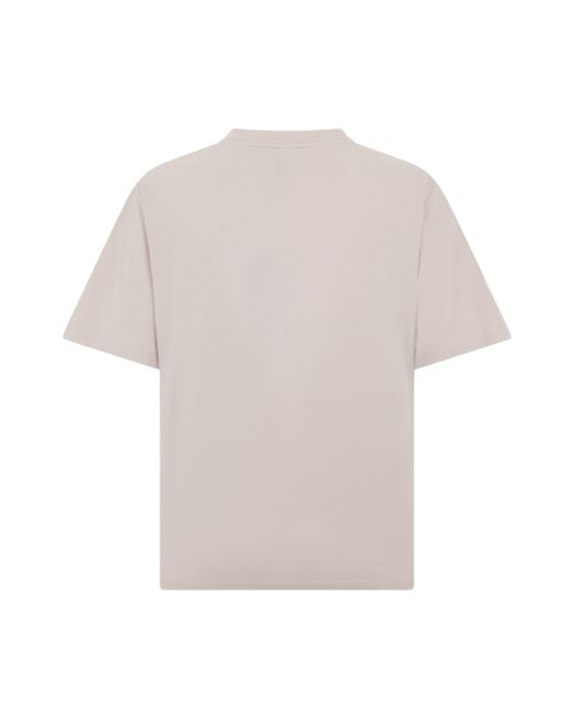 Represent White Basic Cotton T-Shirt for men