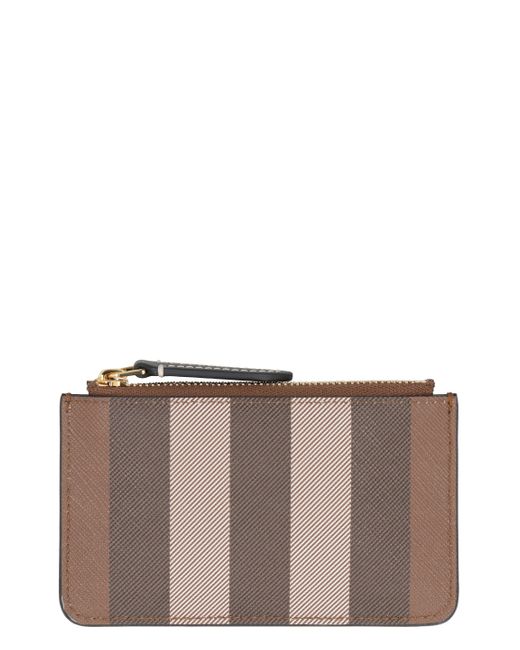 Burberry Brown Zipped Coin Purse