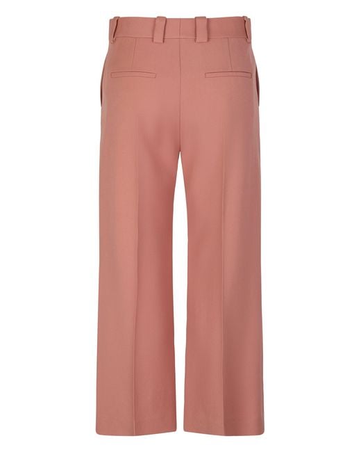 Chloé Pink Flared Pants