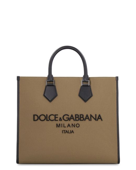 Dolce & Gabbana Canvas Tote Bag for Men | Lyst