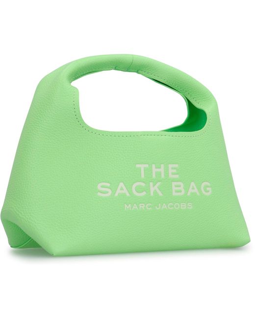 The Mini Sack Bag in pelle di Marc Jacobs in Green