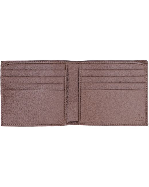 Gucci Gray Ophidia Flap-over Wallet for men