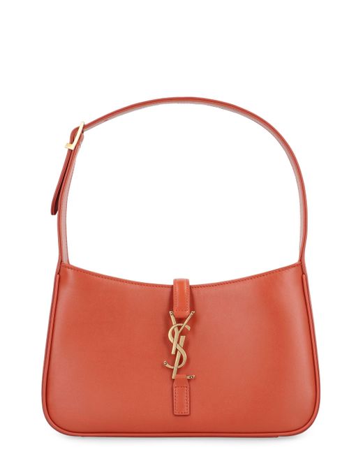 Saint Laurent Red Mini Hobo-Bag The 5 To 7
