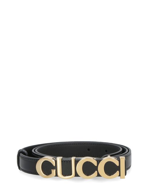 Gucci Black Buckle Belt
