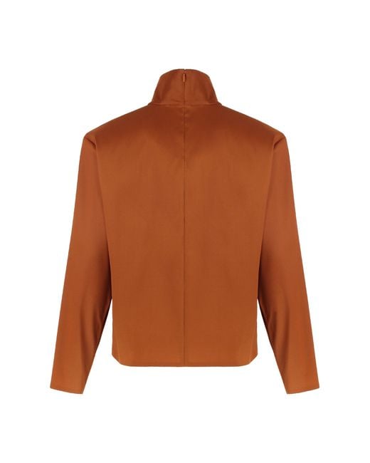 Saint Laurent Orange Blouse