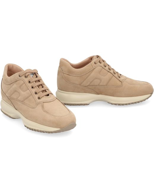 Hogan Brown Nizza Low Sneakers