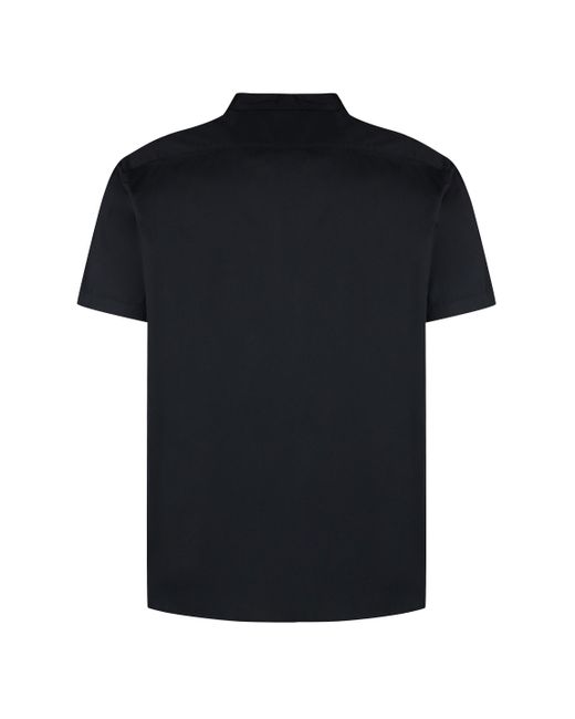 Boss Black Short Sleeve Stretch Cotton Shirt for men