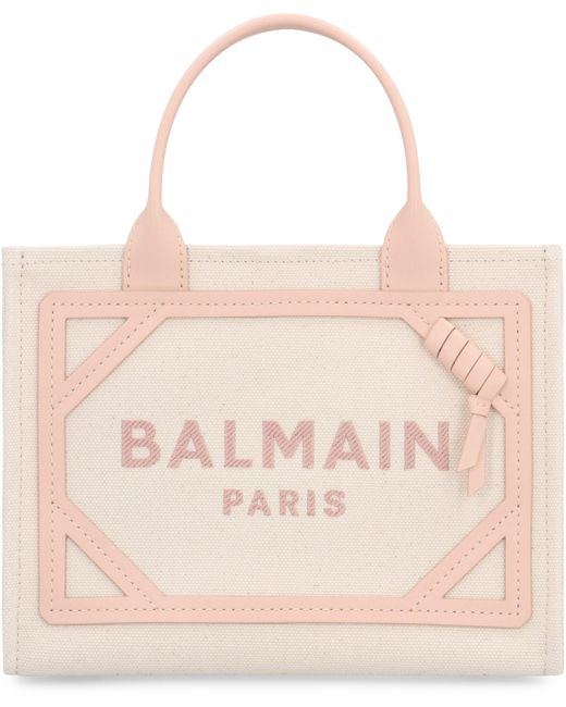 Shopping bag B-Army di Balmain in Pink