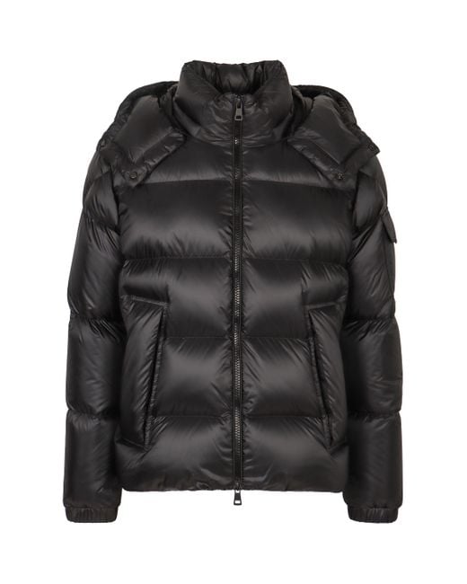 Moncler Black Couyere Hooded Short Down Jacket for men