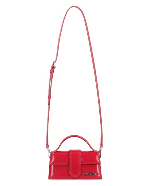 Borsa piccola Le Bambino in pelle di Jacquemus in Red
