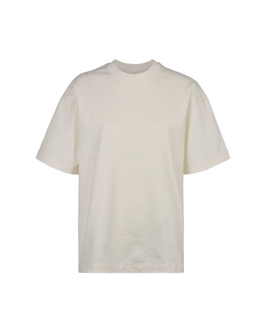 Jil Sander White Oversize Cotton T-Shirt