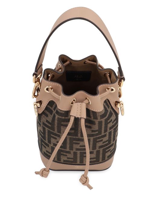 Fendi Black Mon Tresor Fabric Mini-bag