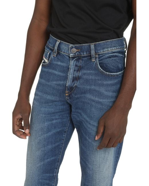 DIESEL Blue 2019 D-Strukt Slim Fit Jeans for men