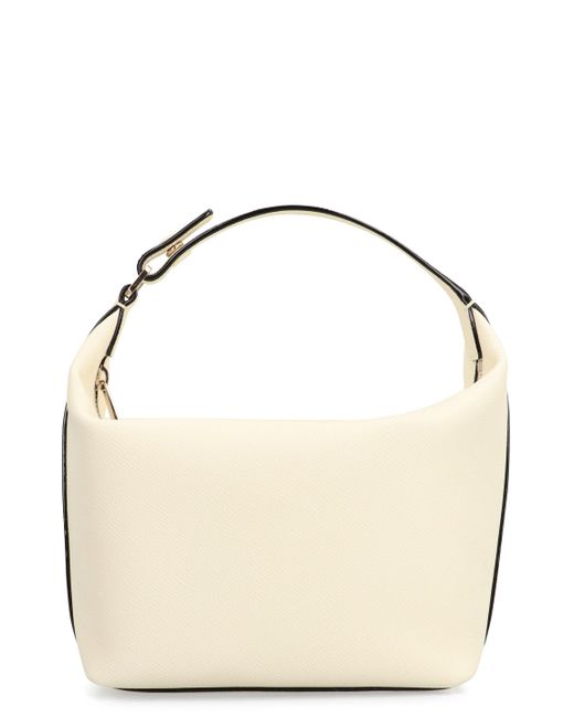 Valextra Blue Mochi Mini Handbag